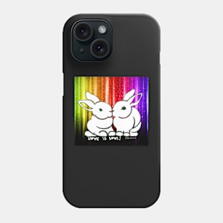 Love is Love Rabbits Phone Case