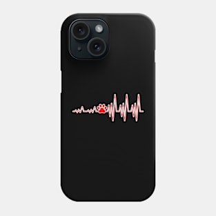 Heart Beat Dog Lovers Phone Case