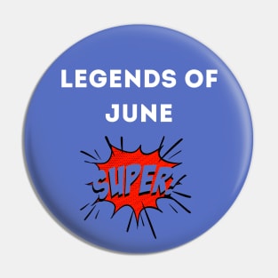 Legends of March Pin