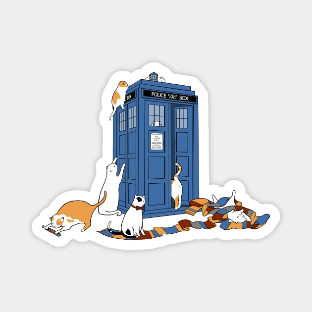 Time Travelers Magnet by CrumblinCookie