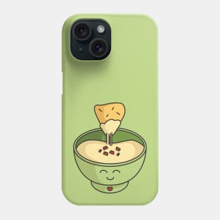 Kawaii Queso Bowl with Chip Phone Case