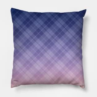 Sunset plaid pattern Pillow