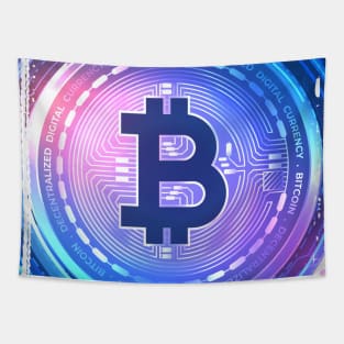 Bitcoin Digital Currency Tapestry