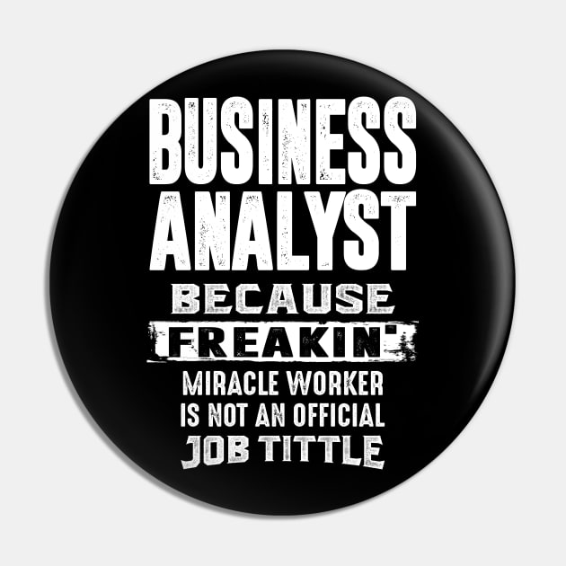 Business Analyst Pin by cidolopez