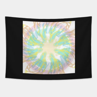 Bee and Bear Sunburst 3 Tapestry