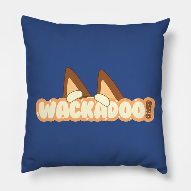 Mum - Wackadoo Pillow by Karl Doodling