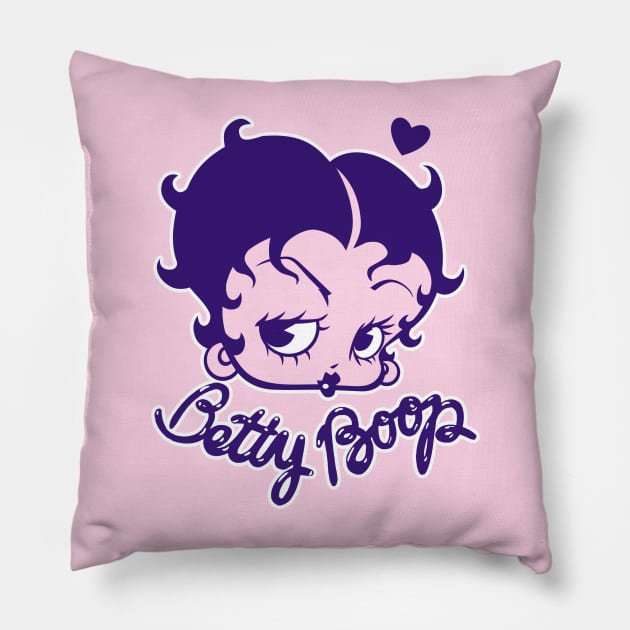 Betty Boop - groovy tie dye 2.0 Pillow by KERZILLA