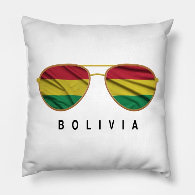 Bolivia  Sunglasses Pillow by JayD World