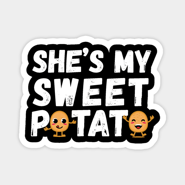 She's My Sweet Potato Thanksgiving Magnet by The WYLD Tribe