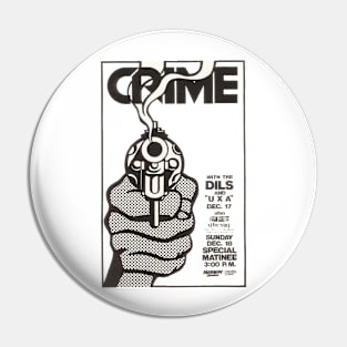 Crime Gun Band Pin