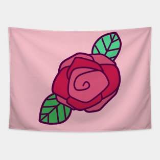 Cute Pink Rose Tapestry