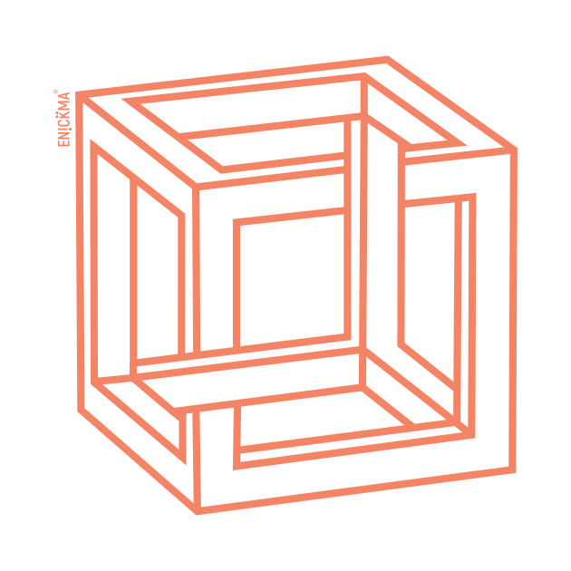 Orange Cube by Enickma