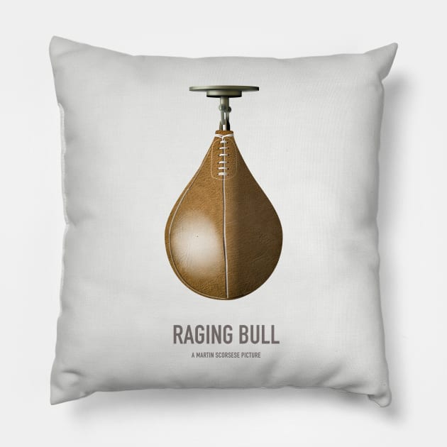 Raging Bull - Alternative Movie Poster Pillow by MoviePosterBoy