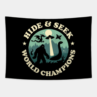 Hide and Seek World Champions Tapestry