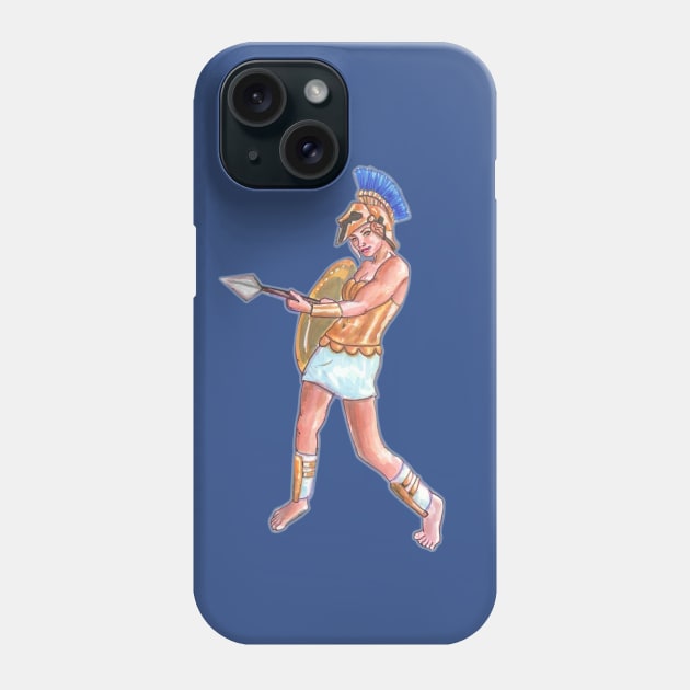 Athena of "Aphrodite's Love Myths" Phone Case by Aphrodite's Love Shoppe