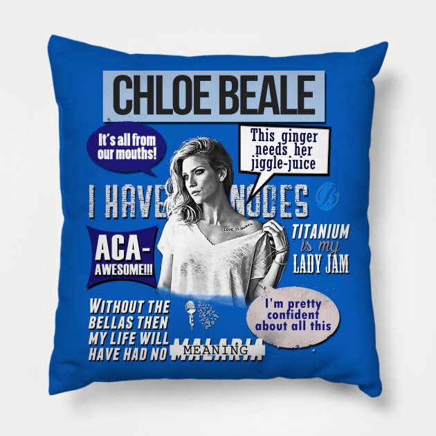 Chloe Beale - Pitch Perfect Pillow by samaritan100