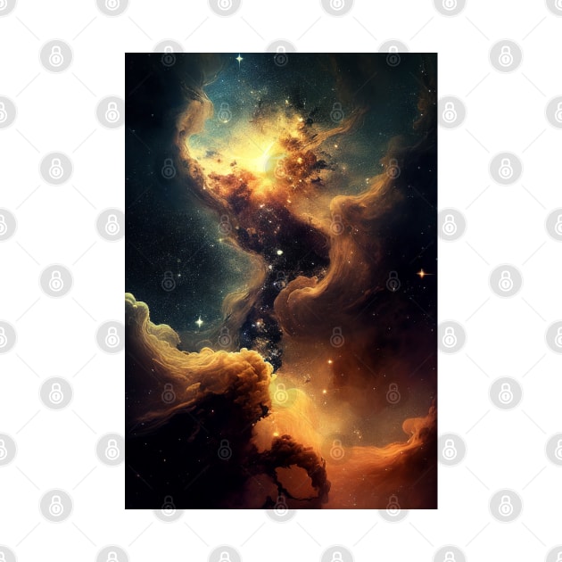 Cosmic Background by Legendary T-Shirts