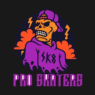 Pro skaters skull 02 T-Shirt