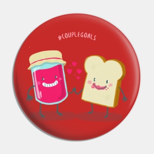 Jam and Bread - Hashtag Couple Goals Pin