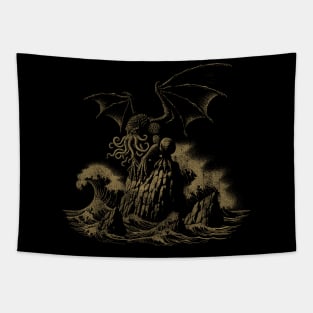 Cthulhu At Sea Tapestry