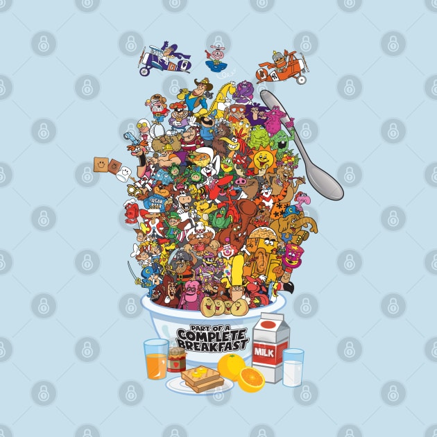 Cereal Mascots - Part of a Complete Breakfast! by Chewbaccadoll