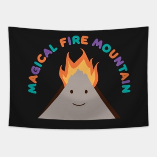 Magical Fire Mountain Tapestry