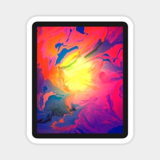 Beautiful abstract clouds Magnet