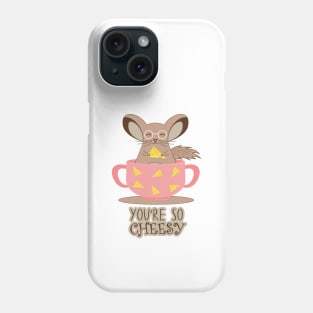 You're so Cheesy-Cute Chinchilla Phone Case