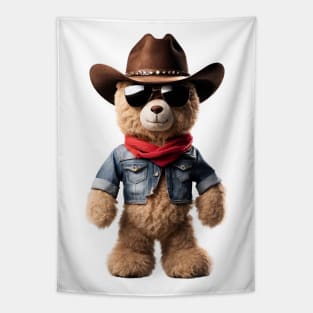 Cowboy Teddy Bear Tapestry