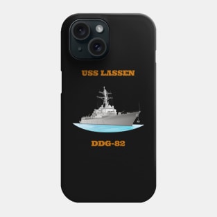 Lassen DDG-82 Destroyer Ship Phone Case