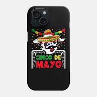 Cinco de Mayo Soccer Mexican Party for Kids Phone Case