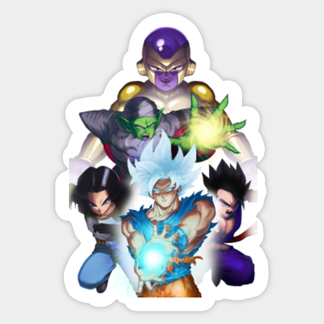 Universe 7 P2 Dragon Ball Super Sticker Teepublic