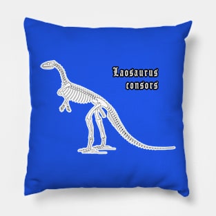 🦖 Fossil Skeleton of Laosaurus consors Dinosaur Species Pillow