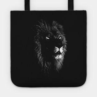 africa lion, lion black shirt Tote