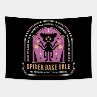 Spider Bake Sale Emblem Tapestry