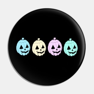 Pastel Pumpkins Pin