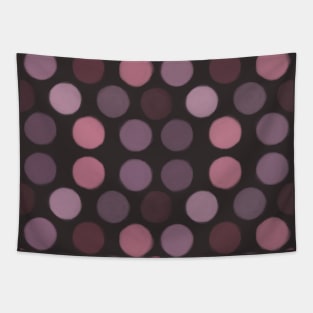 Abstract pattern with pastel circles Tapestry