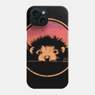 Retro Vintage Pet Hedgehog Phone Case