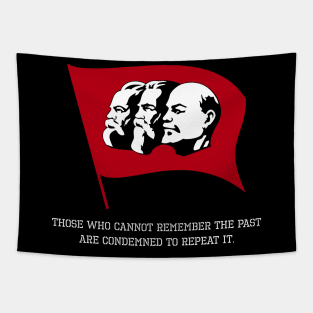 Anti Communism History Quote - Those who cannot remember the past are condemned to repeat it. Tapestry