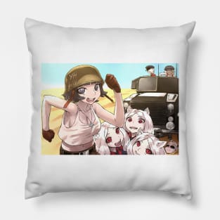 peace-loving demons Pillow