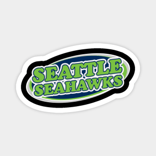 SEATTLE SEAHAWKS LOGO GREEN CIRCLE Magnet