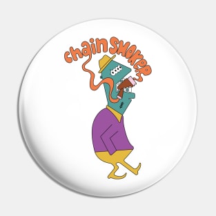 Chain Smoker Pin