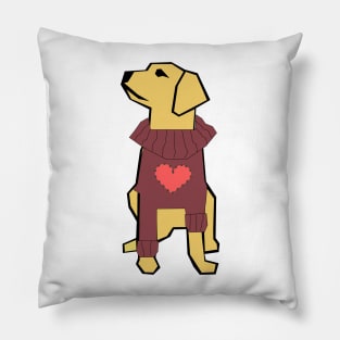 Valentines Dog Pillow