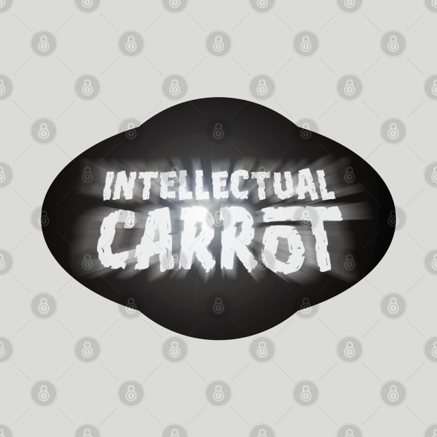 Intellectual Carrot From Another World (B&W) by ATBPublishing