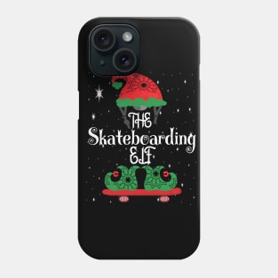 The skateboarding elf.. skateboarding christmas gifts Phone Case