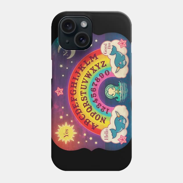 Rainbow Mermaid Spirit Board Phone Case by Ellador