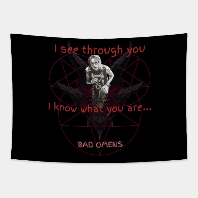 Bad Omens, Glass Houses. Tapestry by GenXDesigns