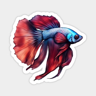 Siamese fighting fish Magnet