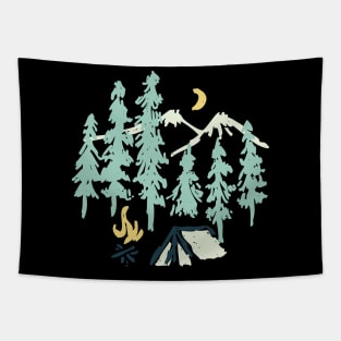 Night Camping Tapestry