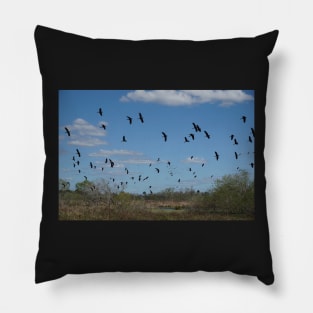 Birds in Flight Pillow